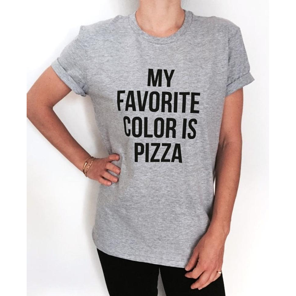 Polera My favorite color is pizza