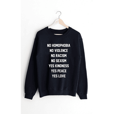 PULLOVER NO HOMOPHOBIA 