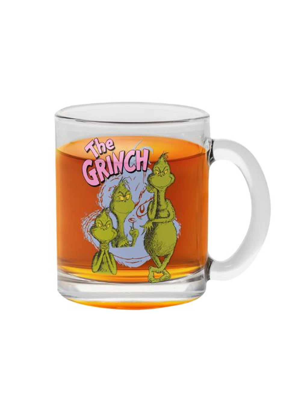 Taza Clear Grinche Pink