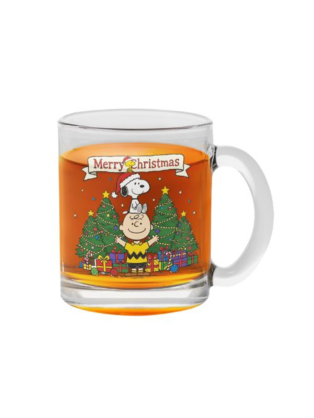 Taza Clear Charlie Brown Xmas