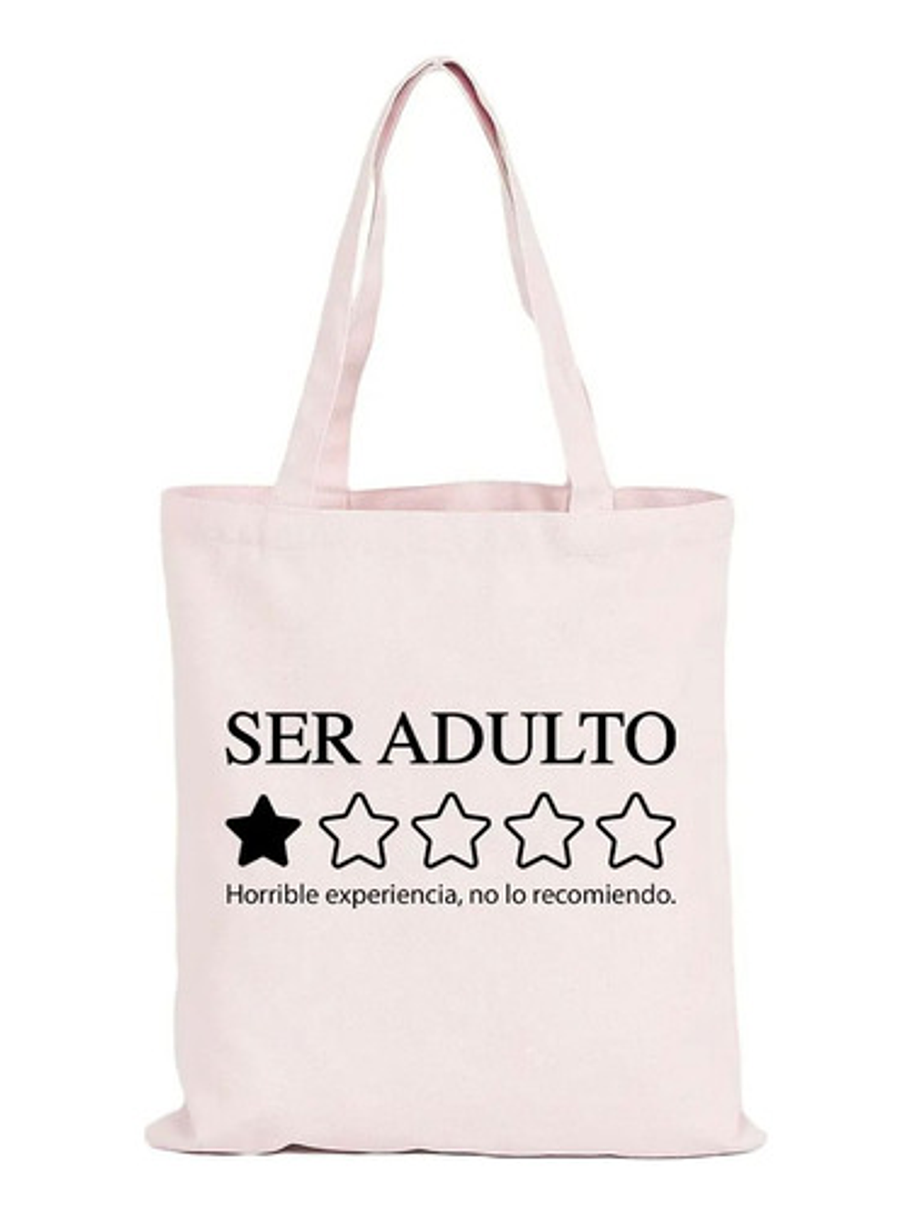Bolso Totebag No Recomiendo Ser Adulto- OFERTA