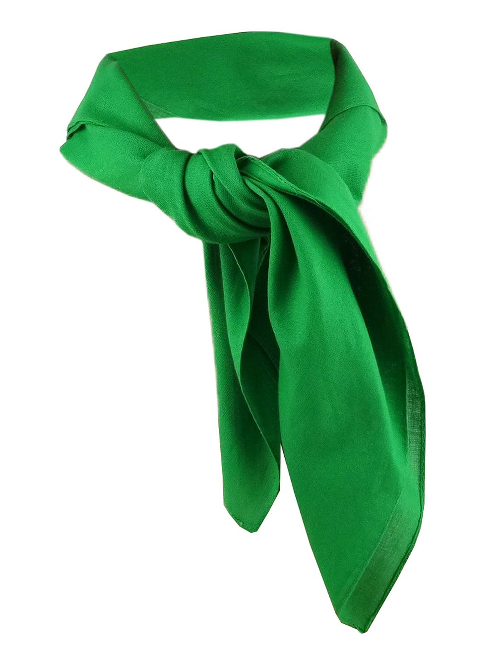 Pañoleta verde liso 1