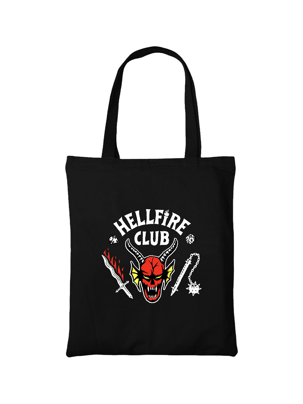 Totebag negra Hellfire  1