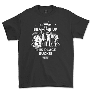 Polera Stranger Beam Me Up 