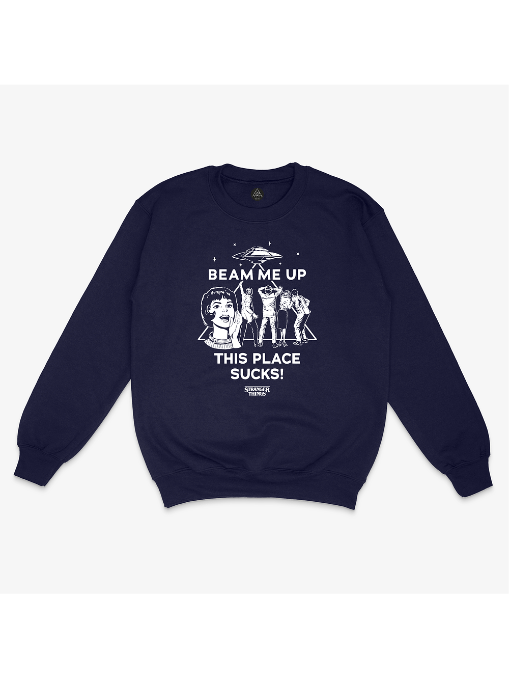 PULLOVER BEAM ME UP STRANGER THINGS 1