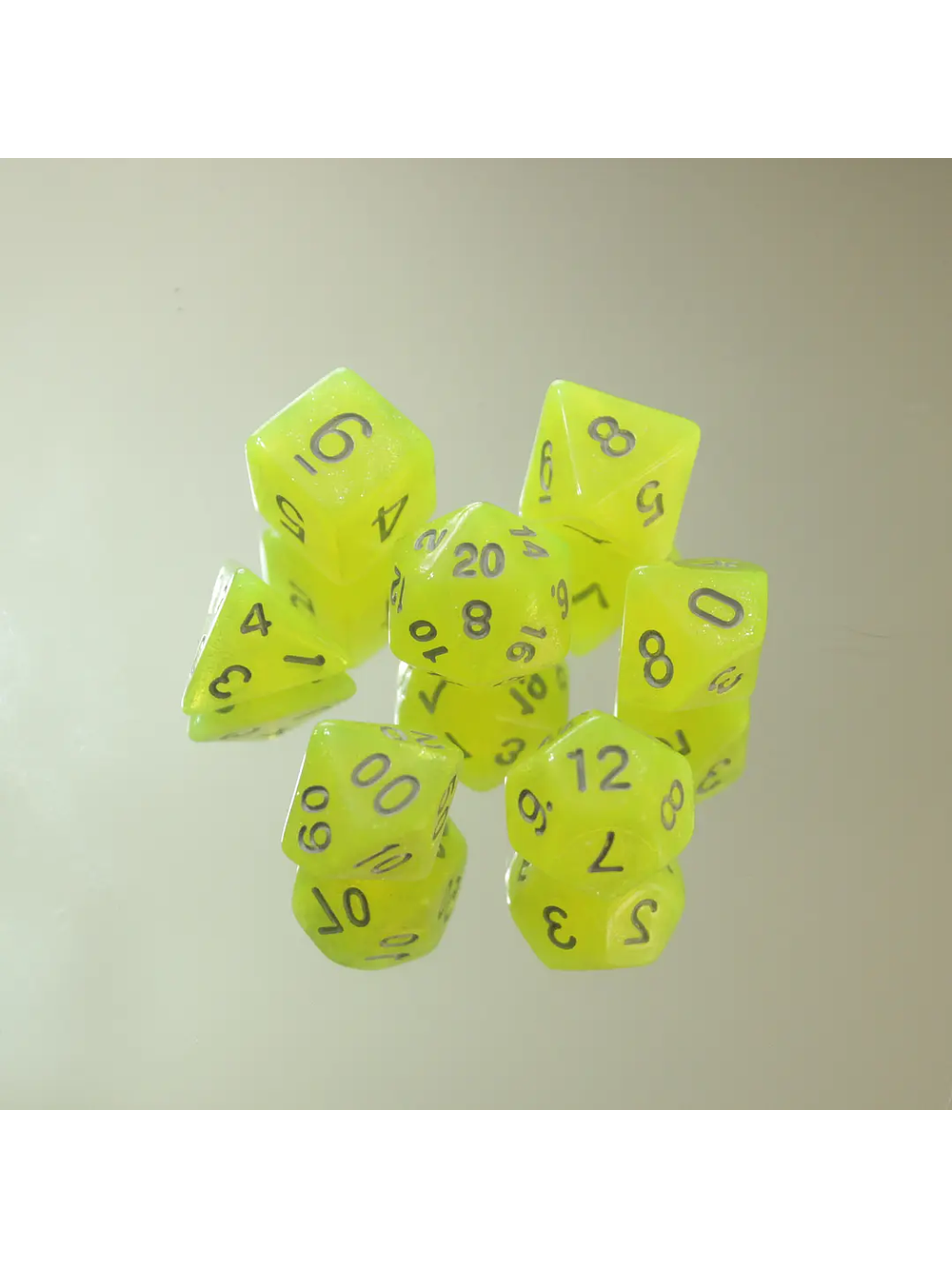 Set de dados Rol | Glitter 16