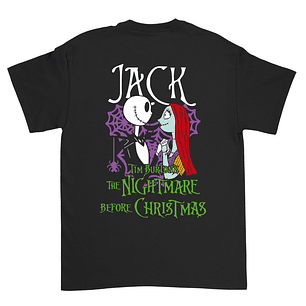 Polera Jack y Sally The Nightmare Before Christmas