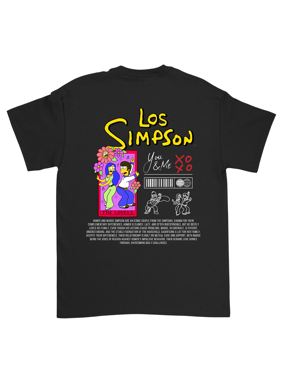 Polera XOXO Los Simpson