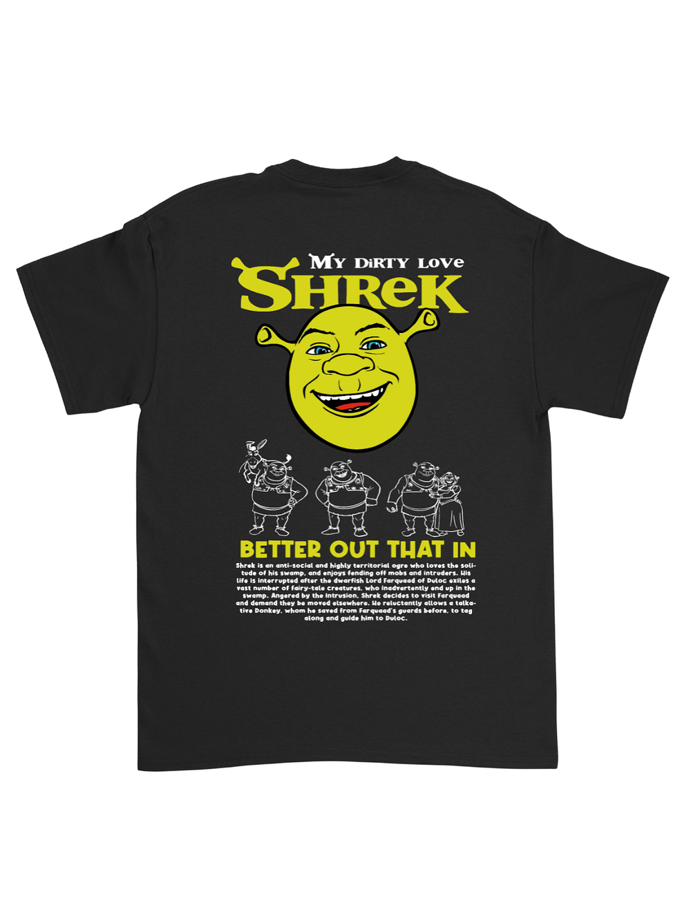 Polera Shrek y Fiona  1
