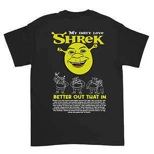Polera Shrek y Fiona 