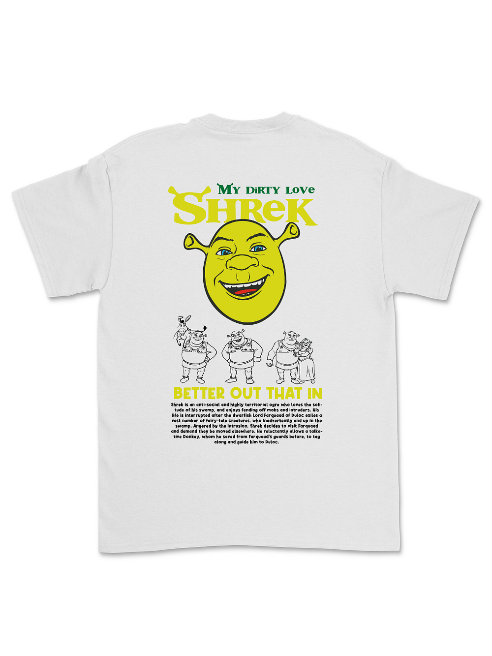 Polera Shrek y Fiona  4