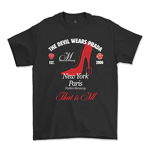 Polera El Diablo Viste a la Moda - New York Paris