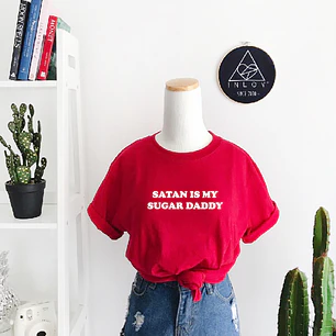 Polera Satan is my Sugar Daddy- OFERTA