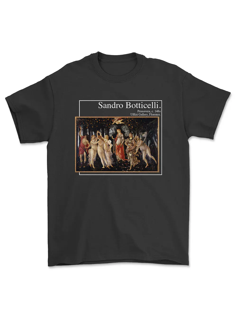 Polera Arte Primavera Botticelli- OFERTA