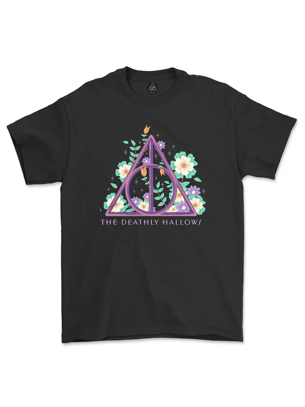 Polera The Deathly Hallows Flowers harry Potter- OFERTA