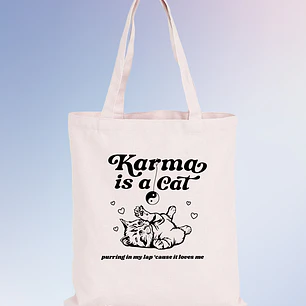 Totebag karma is a Cat Taylor Swift- OFERTA