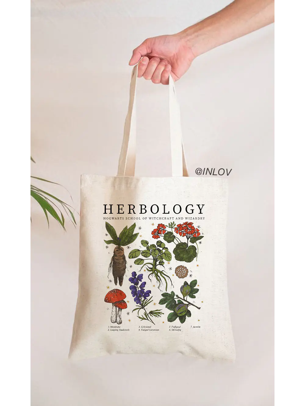 Totebag Harry Potter / Herbology - OFERTA 2