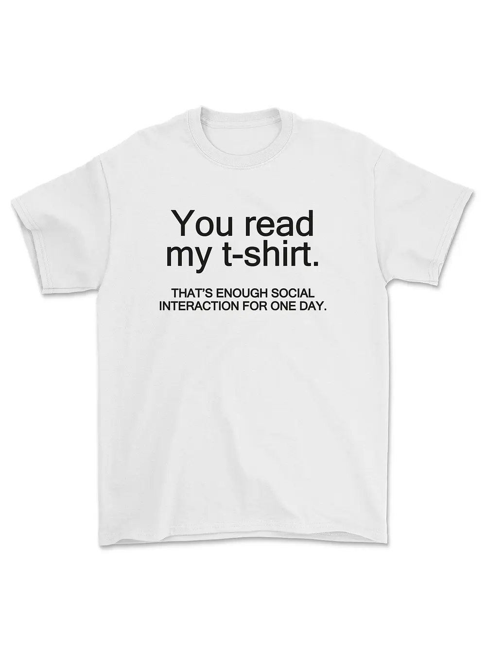 Polera You read my T-shirt- OFERTA