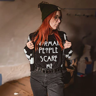 Polera American Horror Story Normal People Scare Me