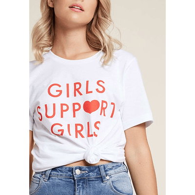 Polera Girls Support Girls