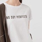 Polera No soy perfecta