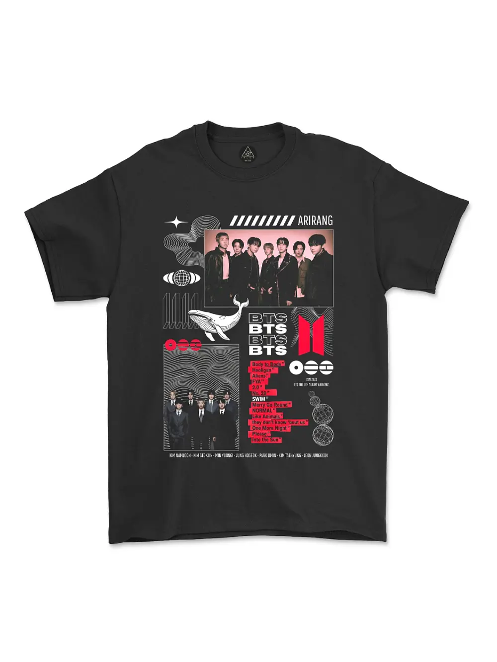 Polera BTS Arirang World Tour Collage