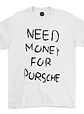Polera Need Money For Porsche Brad Pitt - Miniatura 1