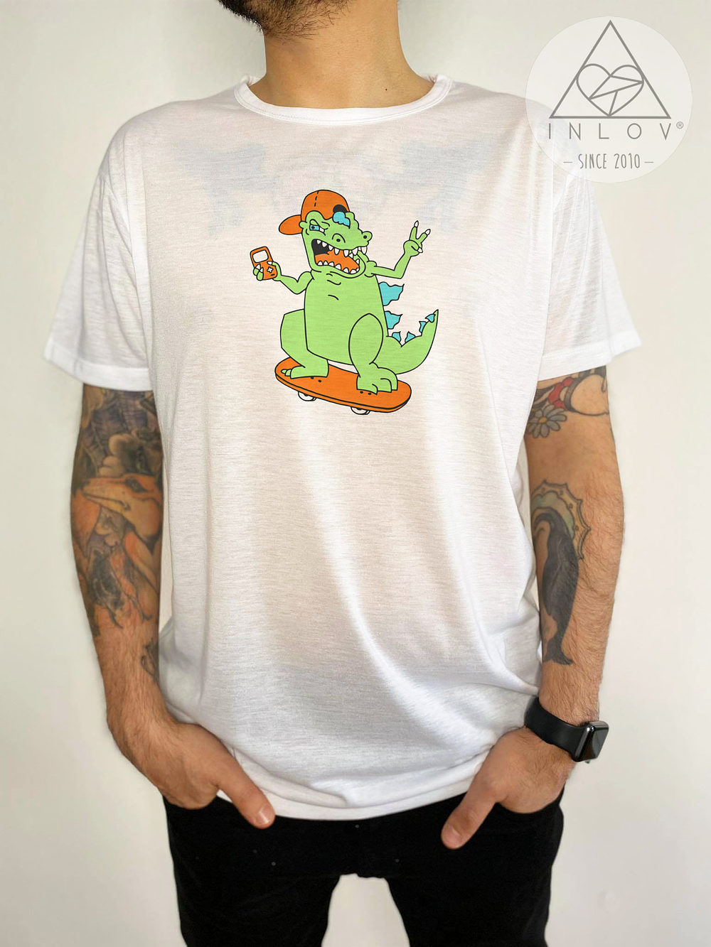 Polera Rugrats / Reptar Skate 1