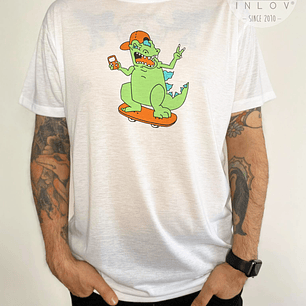 Polera Rugrats / Reptar Skate