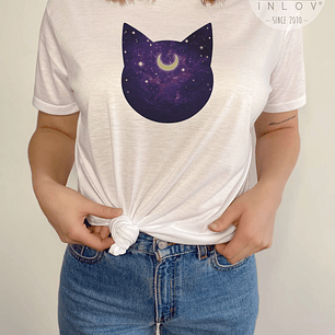 Polera Sailor Moon / Luna Rosto Espacial