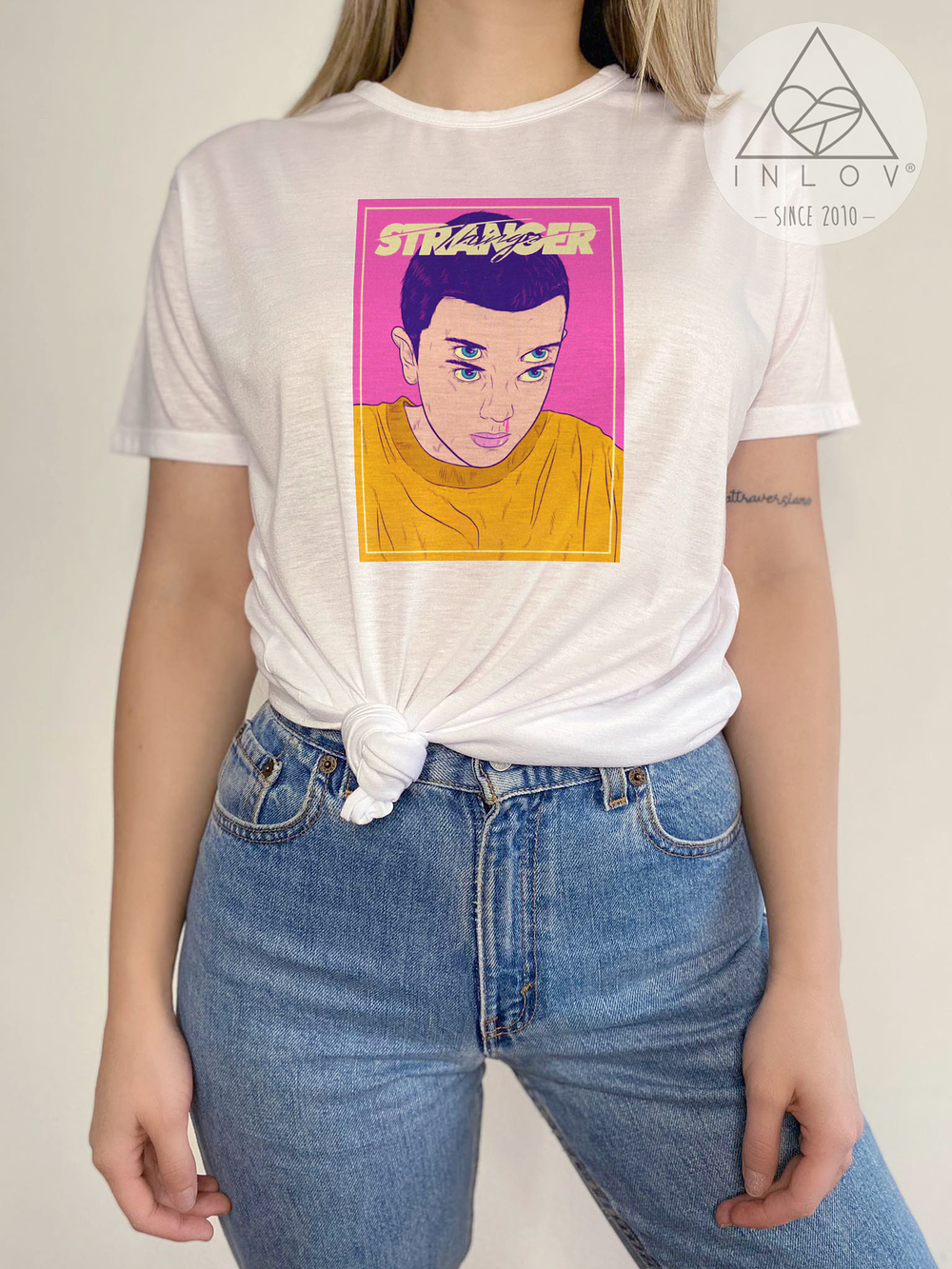 Polera Stranger Things / Eleven Rosa 1