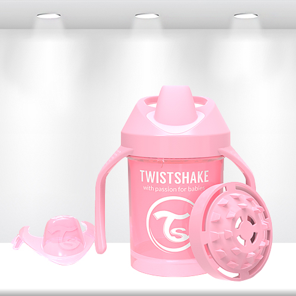 Vaso minicup rosado 230 ml Twistshake