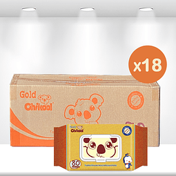 Caja Toallita húmeda Chikool GOLD (18x80)