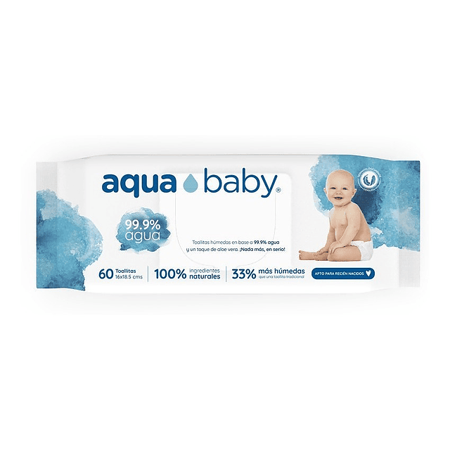 Caja toallitas húmedas Aqua Baby 24x60