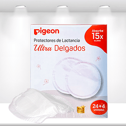 Absorbentes de leche ultra delgados 28 uds Pigeon