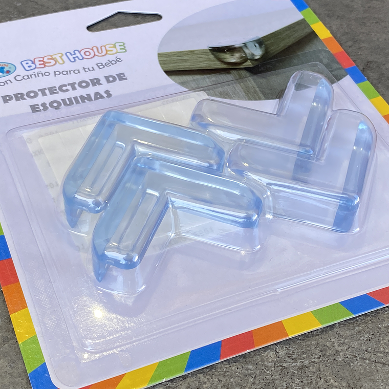 Protector de esquinas goma transparente 2