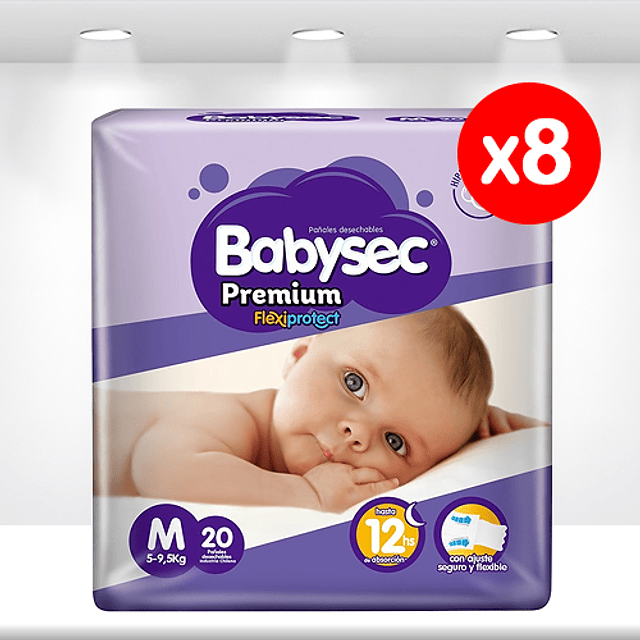 Babysec Premium M (5-9,5Kg) X8