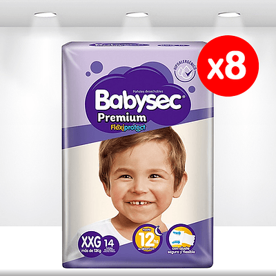 Babysec Premium XXG (+13Kg) X8