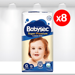 Babysec Super Premium XXG (+13Kg) X8