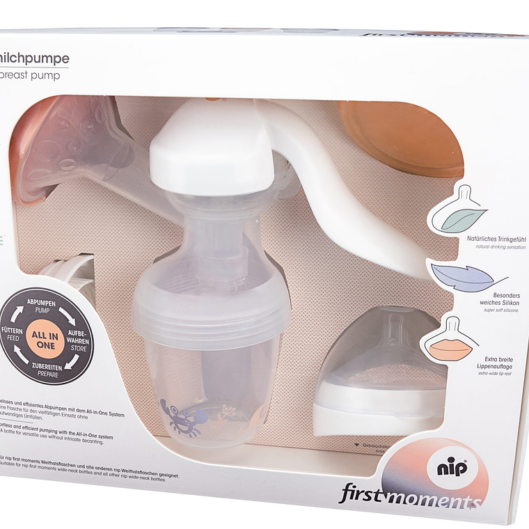 Extractor de leche manual primeros momentos NIP 3