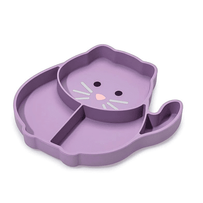 Plato de silicona gato con succión Melii