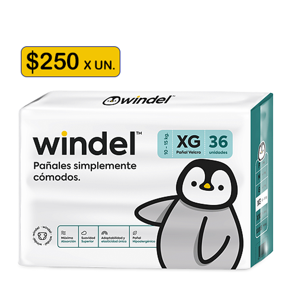 Windel XG 36 unidades
