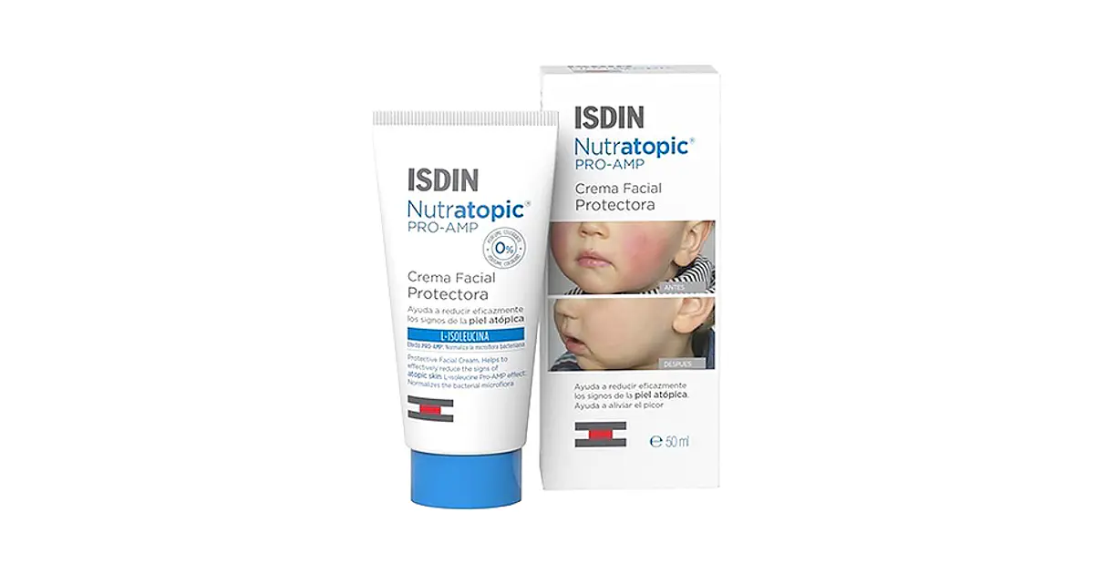 Crema facial Piel atópica Nutratopic Pro-AMP 50ml ISDIN