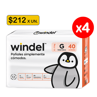 Windel G 160 unidades
