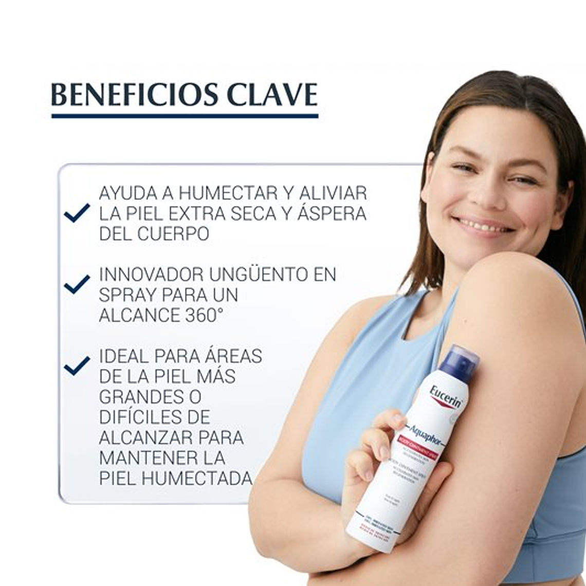 Spray corporal reparador Aquaphor Eucerin 2
