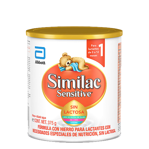 Fórmula Infantil Similac Sensitive Sin Lactosa 375g