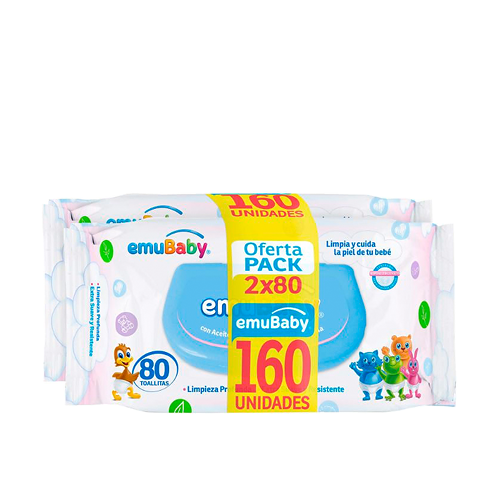 Emuwipes Premium 2×80 uds.