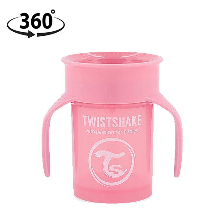 Vaso 360 Twistshake Rosado 1
