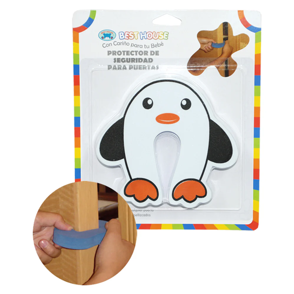 Protector de seguridad para puertas Pingüino