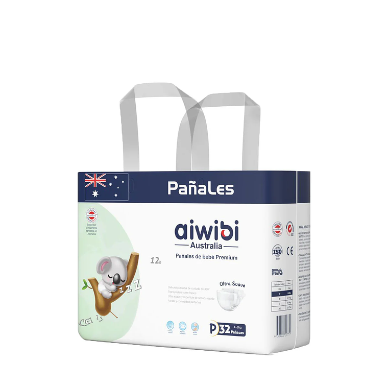 Aiwibi Premium P (4-8Kg) 32 uds 1